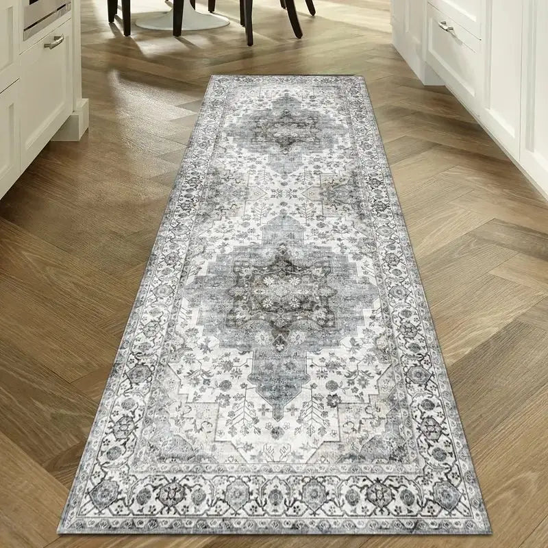 Navak Carpet Exclusive Picks Bohemian Corridor Carpet Geometric Pattern Crystal Velvet Floor Mat Entrance Kitchen Staircase Long Rug Home Decoration