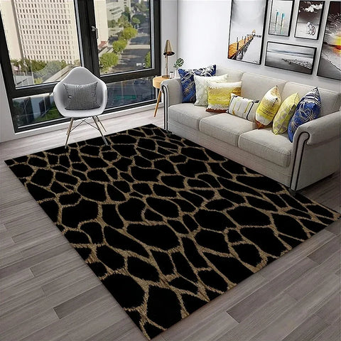 Navak Carpet Leopard Print Carpet Rugs Living Room Floor Mats Bedroom Decor Carpets for Bed Room Carpets for Living Room Decoration Maison