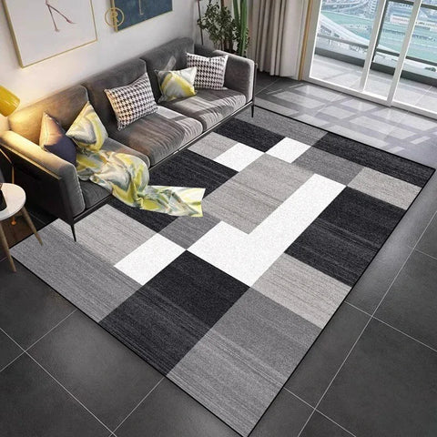 Navak Carpet Lattice Design Carpet Living Room Geometric Pattern Decoration Sofa Non-slip Rugs 200x300 Lounge Short Velvet Coffee Tables Mats