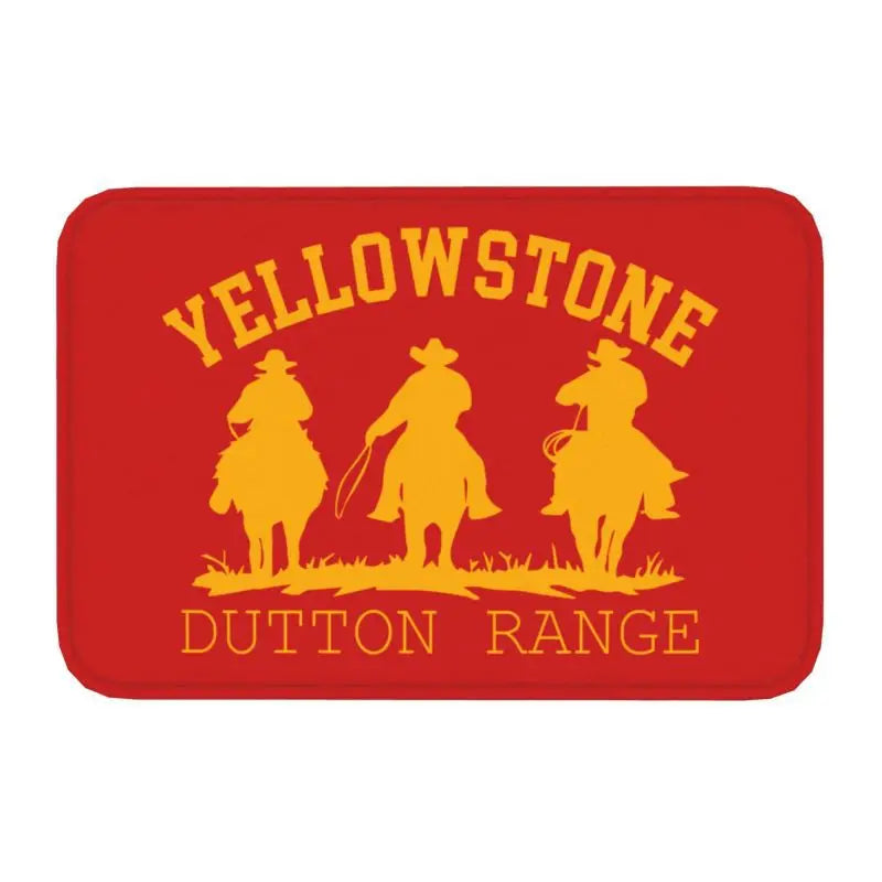 Navak Carpet Yellowstone Front Door Mat Anti-Slip Indoor Quick Dry Dutton Ranch Doormat Kitchen Balcony Entrance Rug Carpet