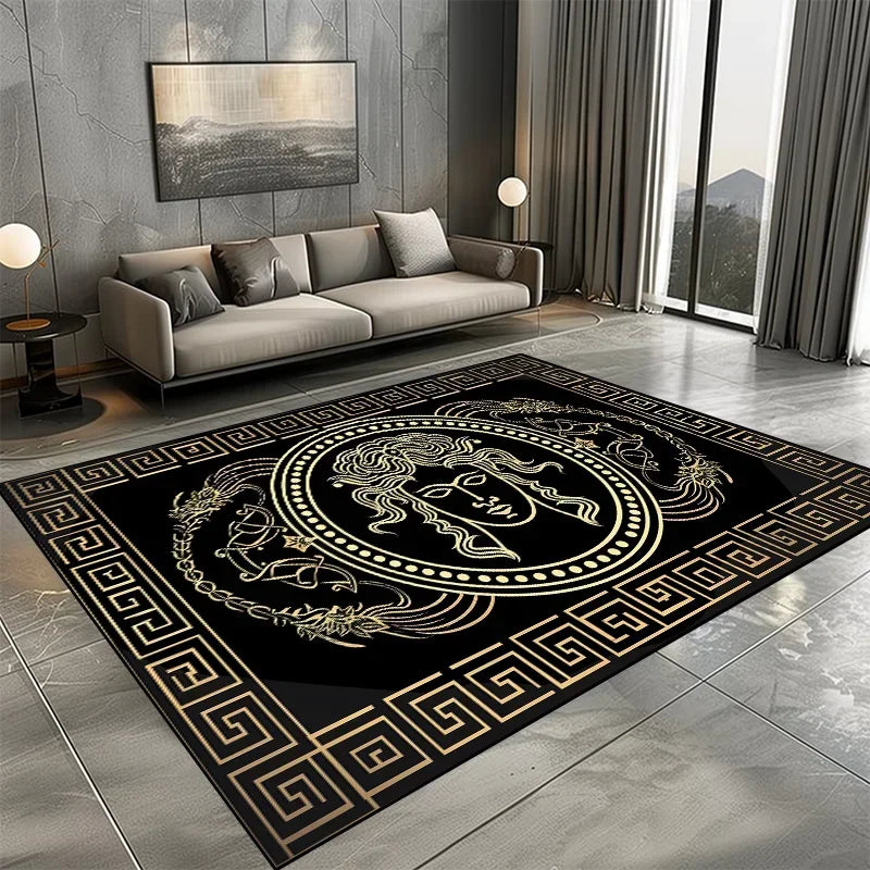 Navak Carpet Modern Luxury Carpet for Living Room Fashion Design Big Size Rugs Cloakroom Non-slip Floor Mats Bedroom Bedside Soft Carpets