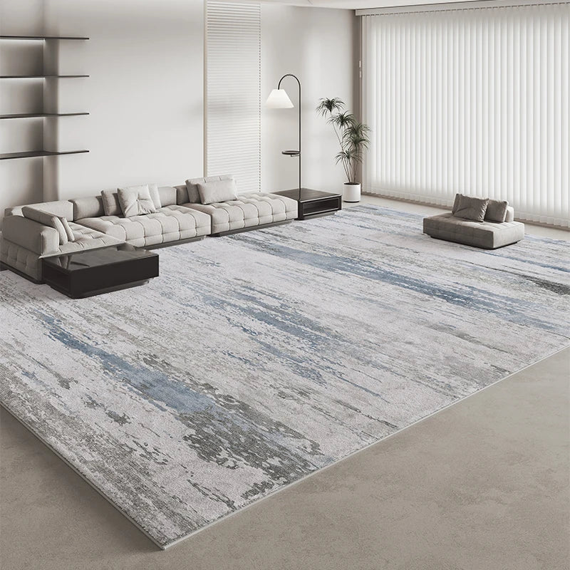 Navak Carpet Italian Minimalist Carpets for Living Room Light Luxury Bedroom Decor Plush Carpet Fluffy Soft Grey Area Rug Home Thickened Mat
