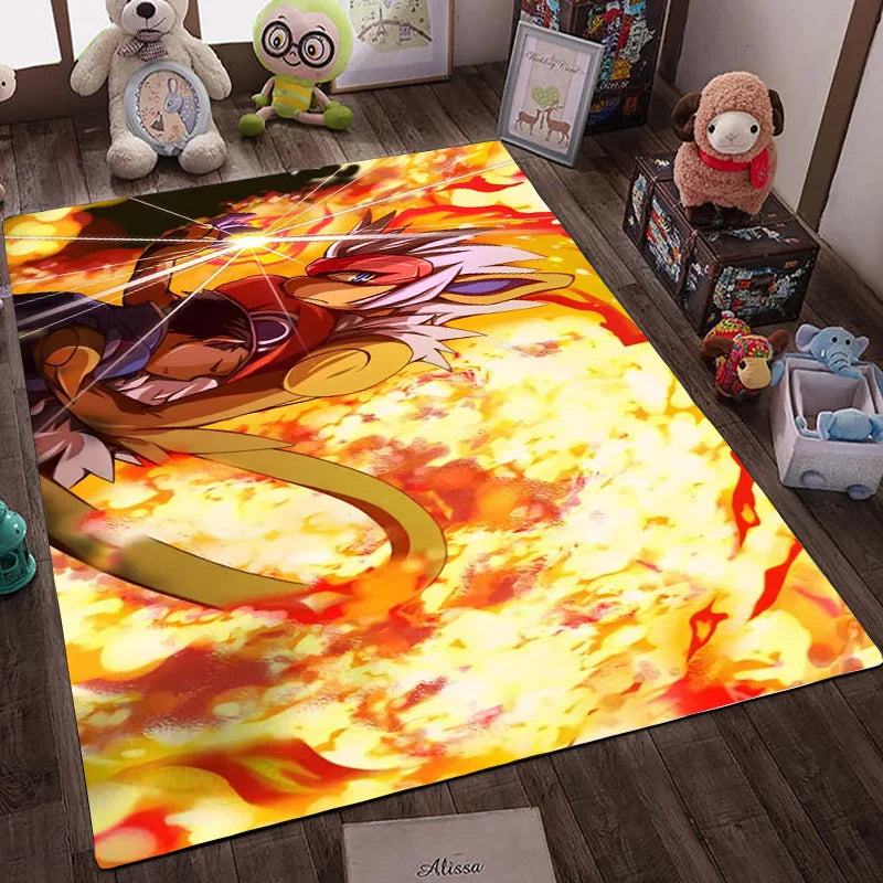 Navak Carpet Daily Picks Cartoon Anime Pokemon Carpet Floor Mat Gengar Lucario Living Room Bathroom Bedside Rug Home Decor