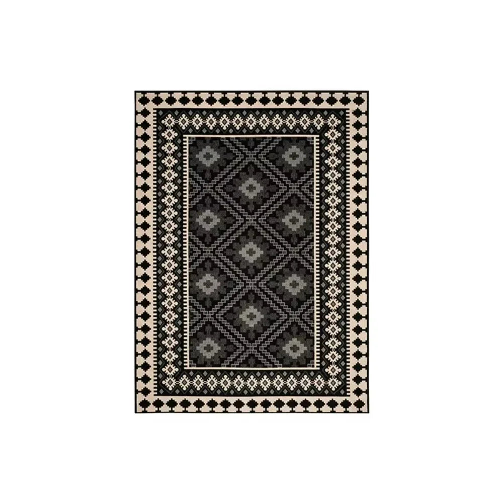 Navak Carpet Luxury Modern Moroccan Print Soft Carpet for Living Room Bedroom Decor Sofa Coffee Table Rugs Lounge Kitchen Nonslip Floor Mat