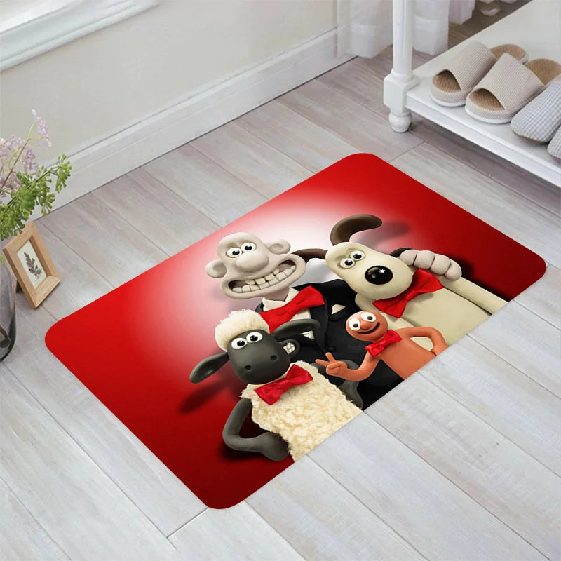 Navak Carpet A-Wallace and A-Gromit Floor Mat Carpets Kitchen Rug Home Doormat Entrance Door Balcony Rugs Room Mats Foot Carpet Bathroom Bath
