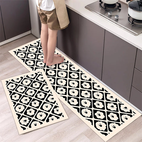 Navak Carpet Absorbent Kitchen Rug Non-slip Floor Mat Absorb Oil Kitchen Long Area Rug Bedroom Carpet Entrance Doormat Home Decor Room Tapis