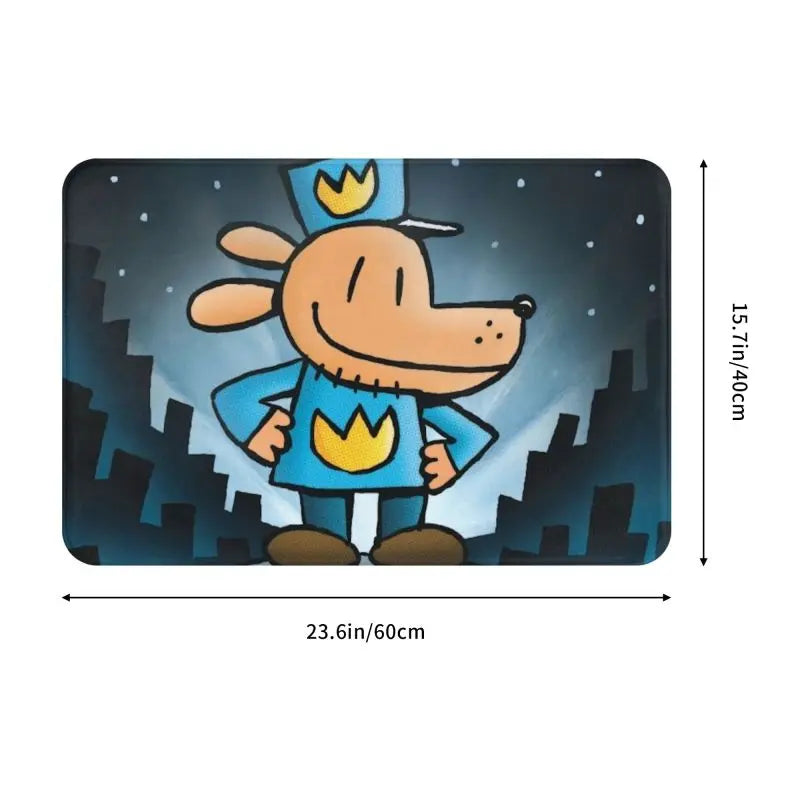 Navak Carpet Custom Dogs Man Doormat Mat Anti-Slip Bath Kitchen Toilet Rug Carpet 40*60cm