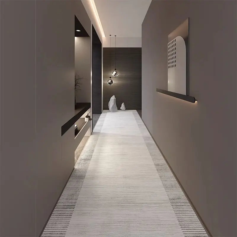 Navak Carpet Modern Fashion Long strip Corridor Carpet Home Decoration Hotel Hallway Rug Washable Villa Stairway Runners Mats Customizable ﻿