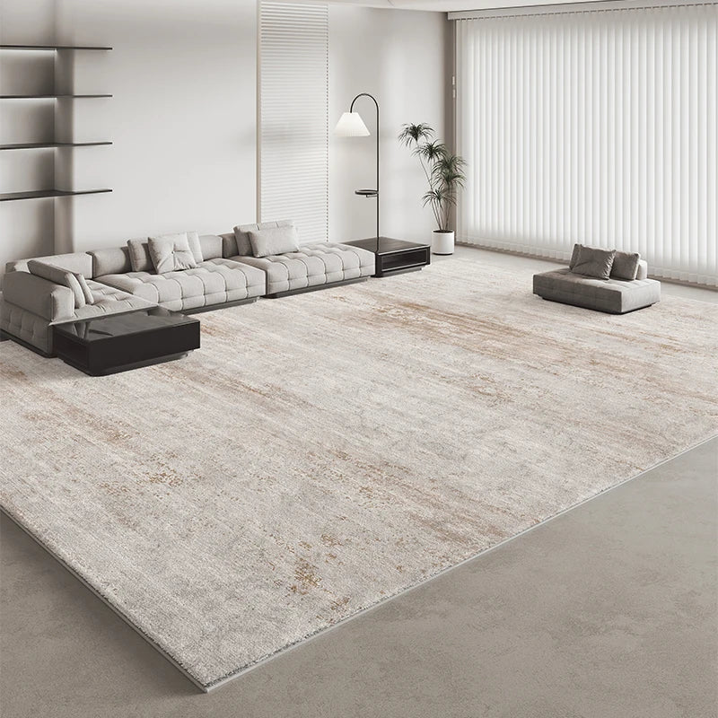 Navak Carpet Italian Minimalist Carpets for Living Room Light Luxury Bedroom Decor Plush Carpet Fluffy Soft Grey Area Rug Home Thickened Mat