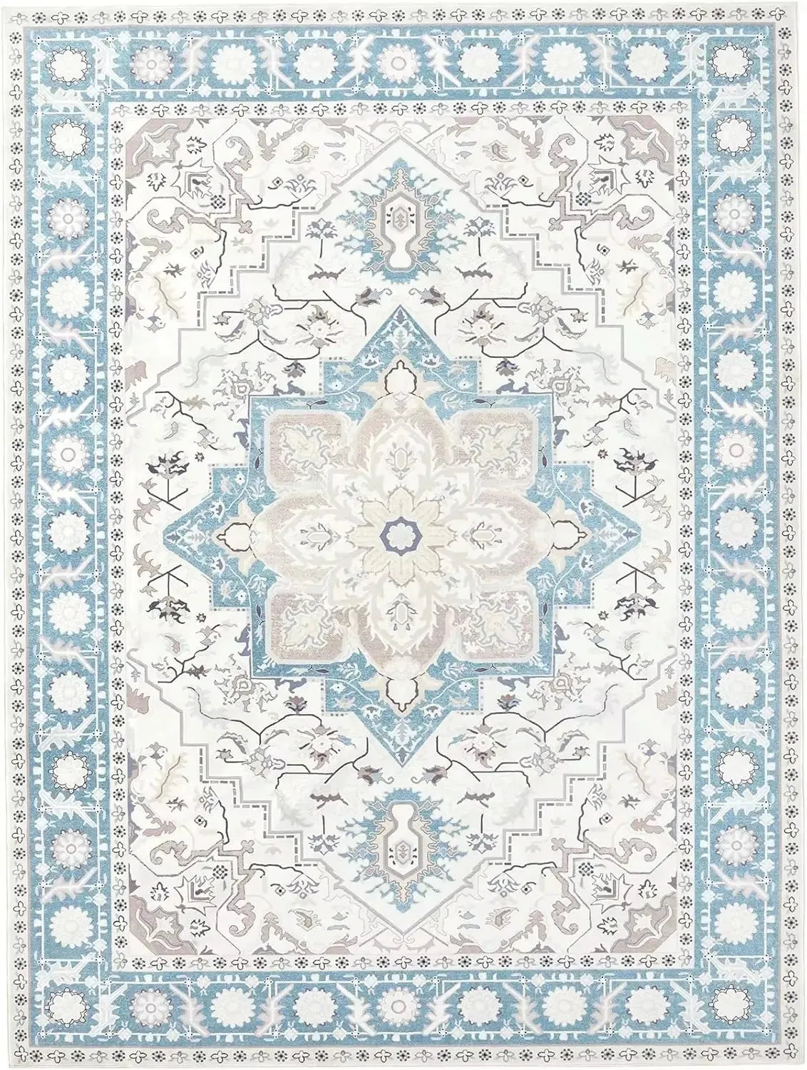 Navak Carpet Non-Slip Backing Area Rugs Pink Soft Carpet Foldable Machine Retro Washable for Living Room Bedroom Dining Home Office Decorate