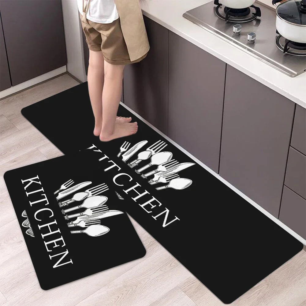 Navak Carpet Exclusive Picks Creative Spice Oil-absorbing kitchen mat Front door mat Bathroommat Kitchen drain mat Summer Anti-slip Diatomaceous eartｈ