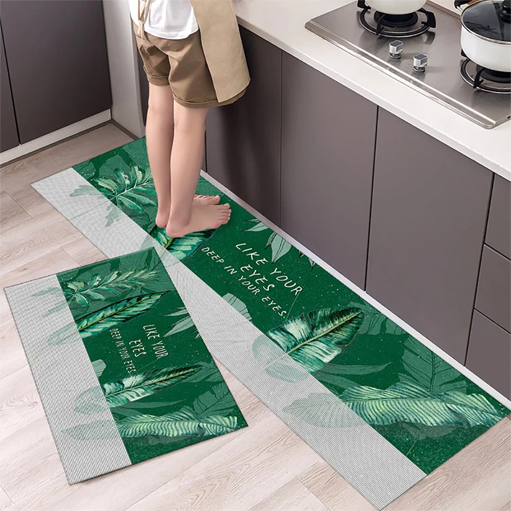 Navak Carpet Non-slip Kitchen Mat Long Rugs Crystal Velvet Carpet for Living Room Absorbent Foot Mats Bedroom Doormat Alfombra Small Rugs