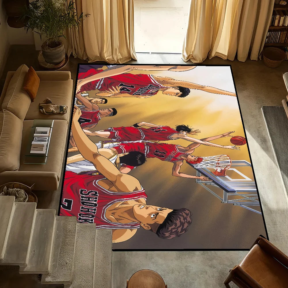 Navak Carpet small Dunk carpet Anti-Slip Kitchen Bedroom Handmade Anime Tufted Rug Carpet Slam Living Room Entrance Decoration