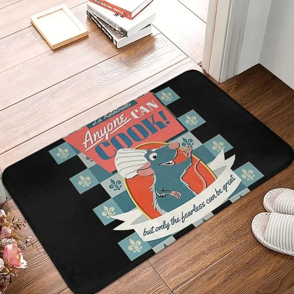Navak Carpet MINOSO Remy The Little Chef From Ratatouille Doormat Rug Carpet Mat Footpad Polyester  Room Corridor Kitchen Bedroom