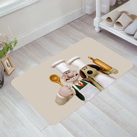Navak Carpet A-Wallace and A-Gromit Floor Mat Carpets Kitchen Rug Home Doormat Entrance Door Balcony Rugs Room Mats Foot Carpet Bathroom Bath