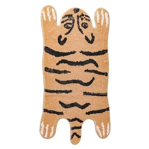 Navak Carpet Carpet for Living Room Tiger Leopard Print Plush Bedroom Bedside Mats Home Decoration Cartoon Fluffy Rugs Ковер Tapis Tapete 러그