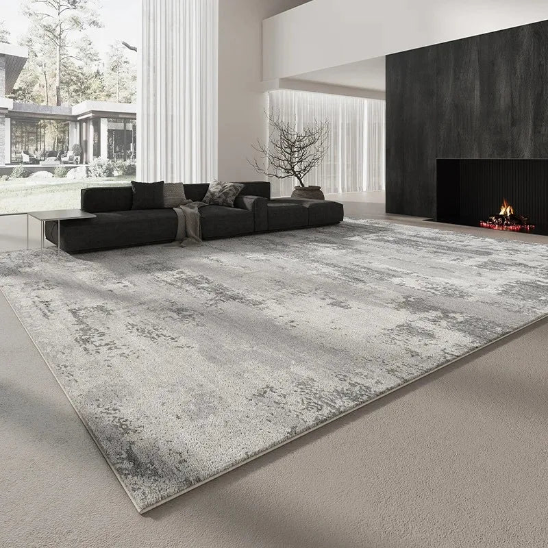 Navak Carpet Italian Minimalist Carpets for Living Room Light Luxury Bedroom Decor Plush Carpet Fluffy Soft Grey Area Rug Home Thickened Mat