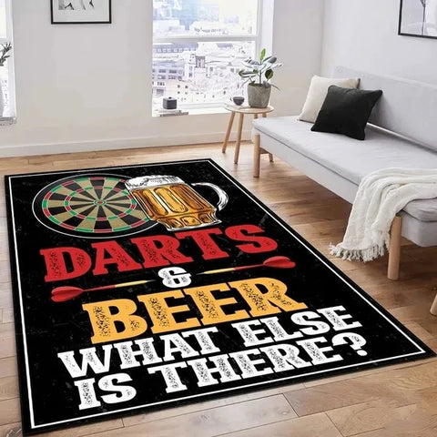 Navak Carpet Playroom Dart Carpet for Living Room Bedroom Decorations Sofa Table Large Area Rugs Game Room Floor Mat Target Bullseye Alfombra