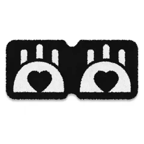 Navak Carpet Cartoon cute eyes imitation cashmere carpet bedroom bedside floor mat living room absorbent non-slip sofa coffee table mat