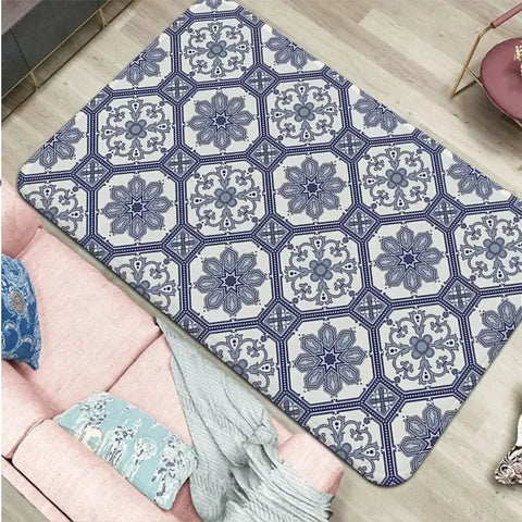 Navak Carpet Moroccan ethnic home decoration floor carpet children's room bedroom door mat living room bathroom absorbent floor mat