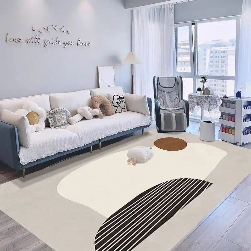 Navak Carpet Nordic Style Carpets for Living Room Decoration Teenager Bedroom Decor Rugs Non-slip Carpet Sofa Coffee Table Area Rug Floor Mat