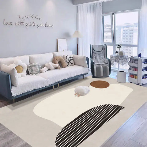 Navak Carpet Nordic Style Carpets for Living Room Decoration Teenager Bedroom Decor Rugs Non-slip Carpet Sofa Coffee Table Area Rug Floor Mat