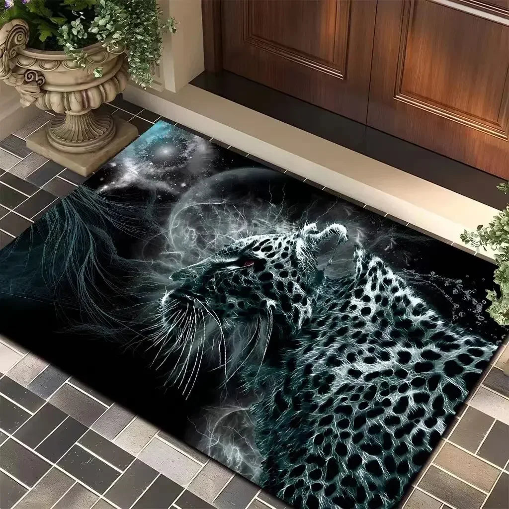 Navak Carpet Exclusive Picks Crystal Pile Carpet Zoo Lion Living Room Bedroom Bathroom Entryway Washable Dirty Resistant Rectangle Rugs