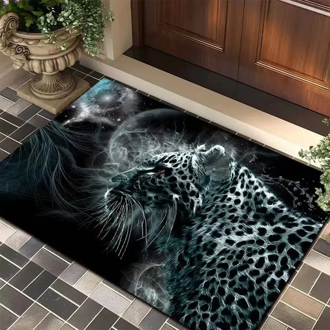 Navak Carpet Exclusive Picks Crystal Pile Carpet Zoo Lion Living Room Bedroom Bathroom Entryway Washable Dirty Resistant Rectangle Rugs