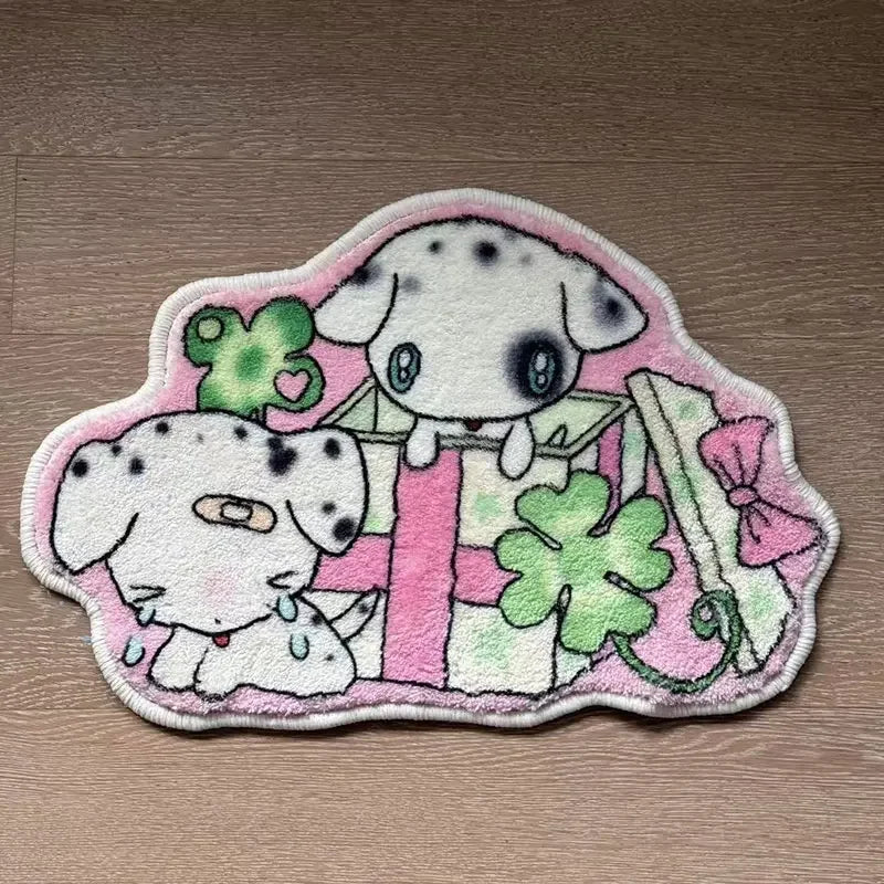 Navak Carpet Exclusive Picks Ins Sheep Cute Creative Carpet Living Room Shaped Mirror Front Bed Rug Girls Warm  Mat Home Decoration