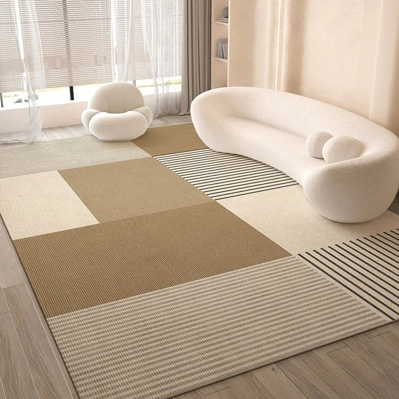 Navak Carpet Simple Europe Style Carpet Living Room Sofa Bedroom Study Kitchen Entrance Door Mat Non-slip Cartoon Retro Home Decor Rug