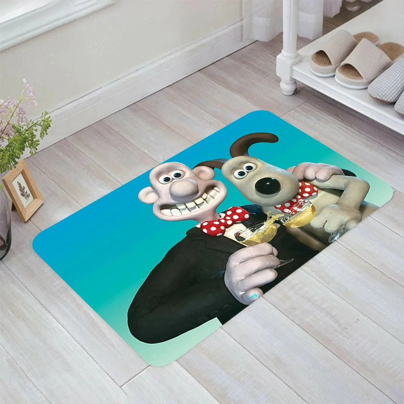Navak Carpet A-Wallace and A-Gromit Floor Mat Carpets Kitchen Rug Home Doormat Entrance Door Balcony Rugs Room Mats Foot Carpet Bathroom Bath