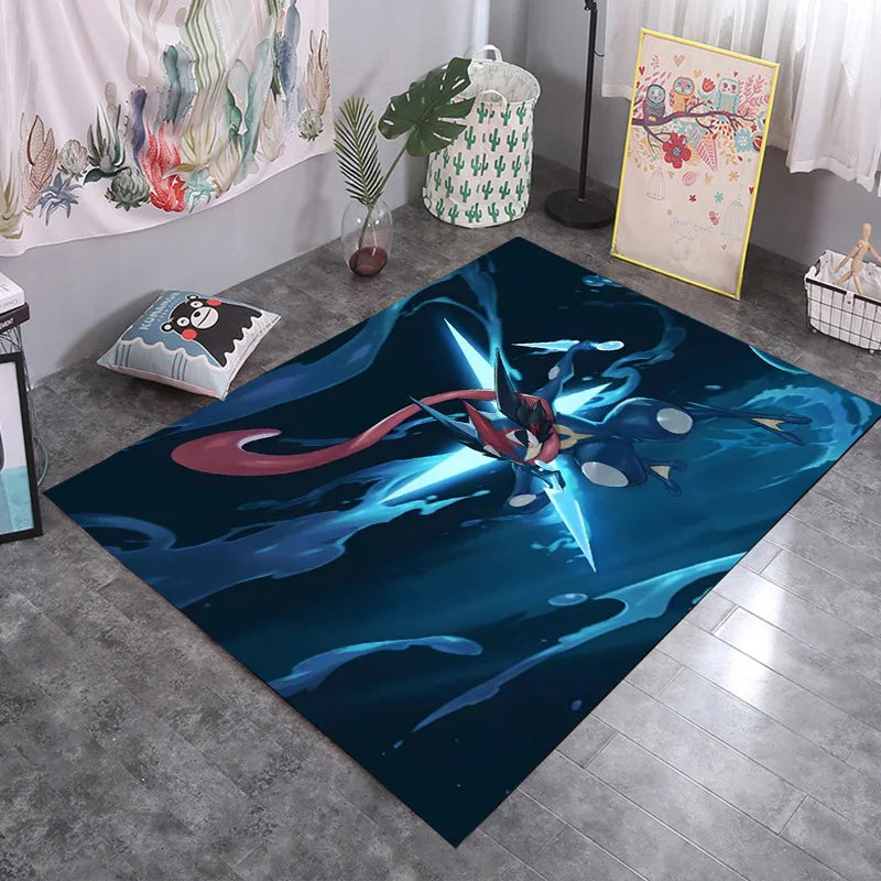 Navak Carpet Daily Picks Cartoon Anime Pokemon Carpet Floor Mat Gengar Lucario Living Room Bathroom Bedside Rug Home Decor