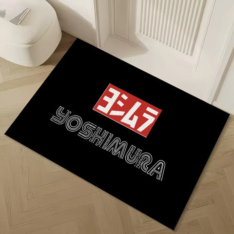 Navak Carpet Cool Y-YoshimuraS luxurious logo small carpet For House Bedroom Decoration Kitchen Bath Super Absorbent Rug Carpet Foot Non-slip