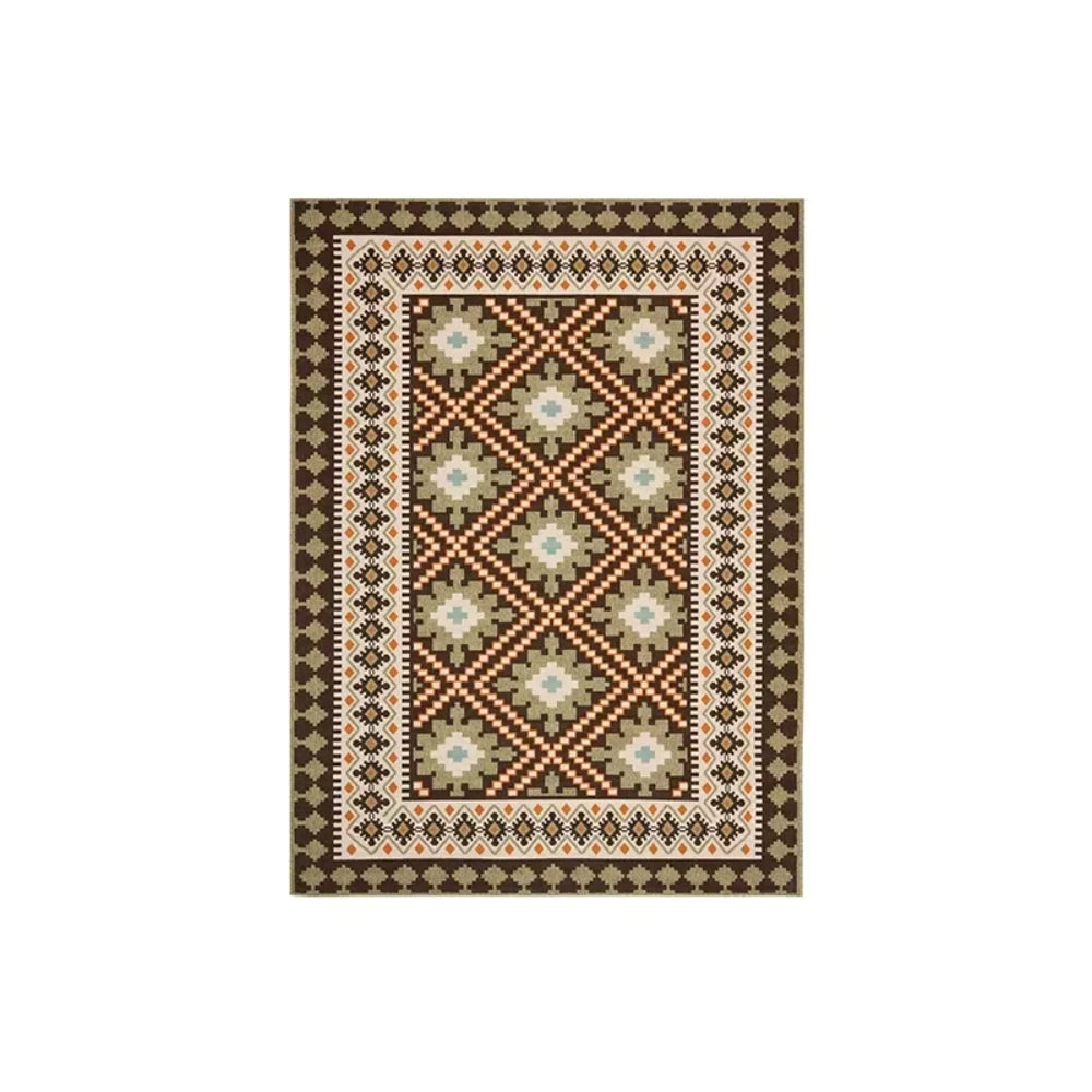 Navak Carpet Luxury Modern Moroccan Print Soft Carpet for Living Room Bedroom Decor Sofa Coffee Table Rugs Lounge Kitchen Nonslip Floor Mat