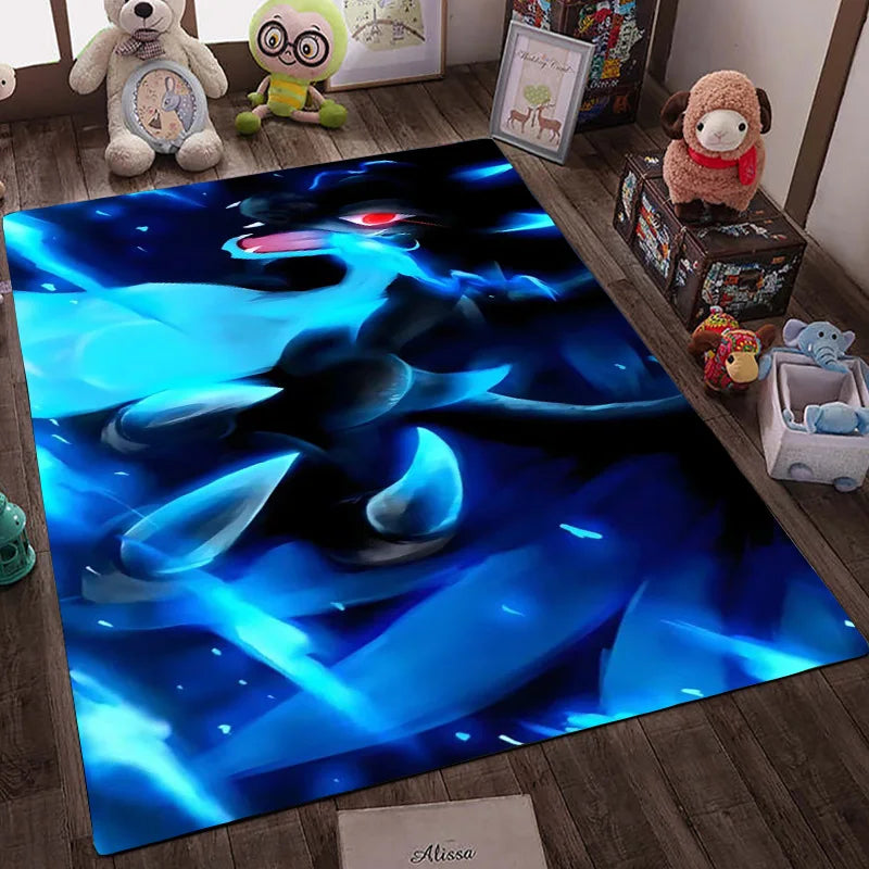 Navak Carpet Daily Picks Cartoon Anime Pokemon Carpet Floor Mat Gengar Lucario Living Room Bathroom Bedside Rug Home Decor