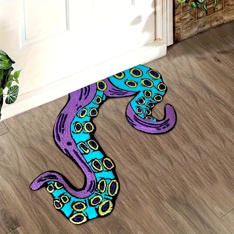 Navak Carpet Exclusive Picks Home Living Room Entrance Mat Octopus Home Bedroom Decoration Living Room Bathroom Kitchen Floor Mat Anti-Slip Foot Mat