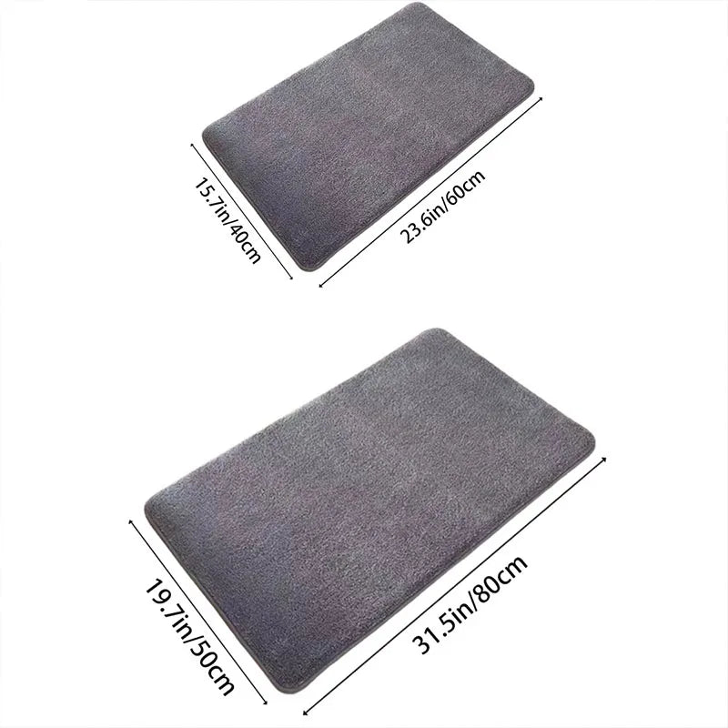 Navak Carpet Super absorbent thick sponge bathroom mat absorption mat toilet door anti-slip mat coral wool household quick drying foot mat