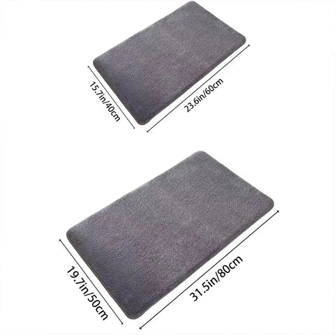 Navak Carpet Super absorbent thick sponge bathroom mat absorption mat toilet door anti-slip mat coral wool household quick drying foot mat