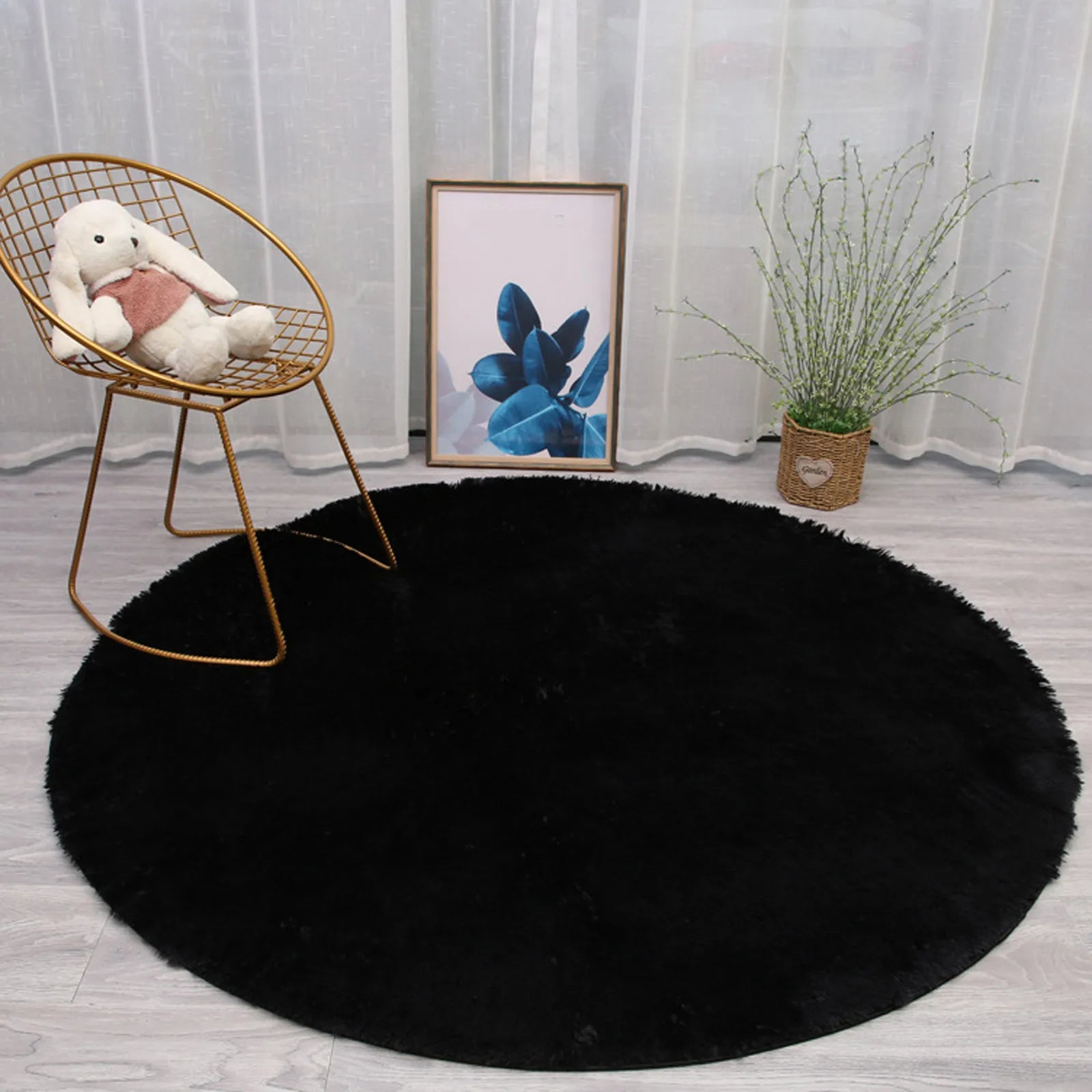 Navak Carpet Anti-Slip Carpet Modern Home Decor Plush Large Shaggy Rug Mats Sofa Living Bedroom Bedside Mat Balcony Carpets Free Ship