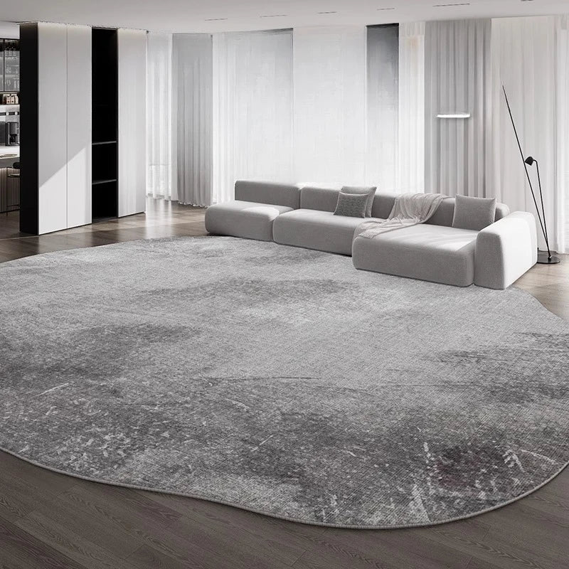 Navak Carpet Irregular Shapes Carpets for Living Room Fluffy Soft Lounge Floor Mat HomeThick Plush Rug Large Area Bedroom Decor Grey Carpet