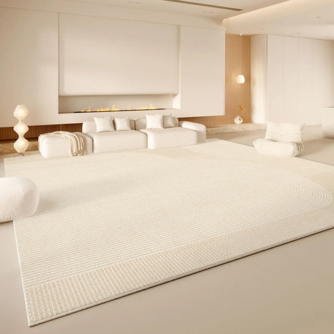 Navak Carpet Exclusive Picks Cream Wind Carpet Living Room Light Luxury Premium Feeling Faux Cashmere Floor Mat Large Full Pave Home Essentials