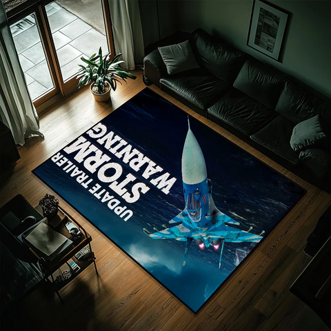 Navak Carpet W-ar Thunder Gaming Small Bedside Kitchen Bath Living Home House Bedroom Floor Mat Doormat Large Carpet Rug Decoration