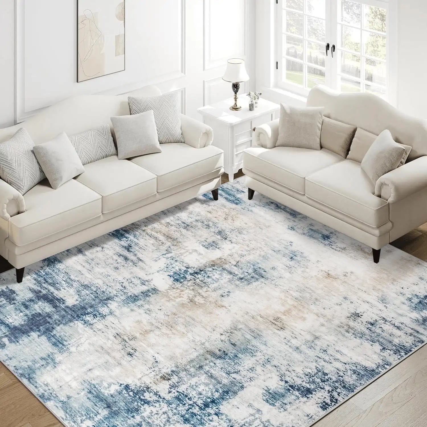 Navak Carpet Lochas Abstract Large Size Area Rug Soft Modern Rugs for Living Room Bedroom Home Decor Indoor Carpet