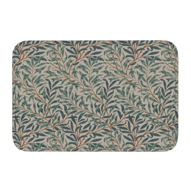 Navak Carpet Custom William Morris Compton Floral Art Nouveau Pattern Doormat Bath Door Floor Mat Textile Pattern Toilet Rug Carpet Footpad
