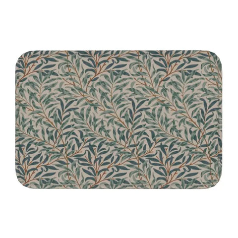 Navak Carpet Custom William Morris Compton Floral Art Nouveau Pattern Doormat Bath Door Floor Mat Textile Pattern Toilet Rug Carpet Footpad
