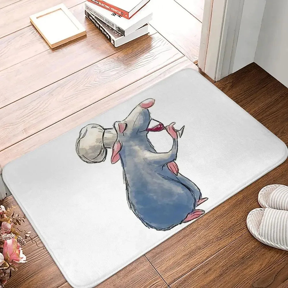 Navak Carpet MINOSO Remy The Little Chef From Ratatouille Doormat Rug Carpet Mat Footpad Polyester  Room Corridor Kitchen Bedroom