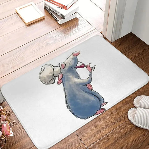 Navak Carpet MINOSO Remy The Little Chef From Ratatouille Doormat Rug Carpet Mat Footpad Polyester  Room Corridor Kitchen Bedroom