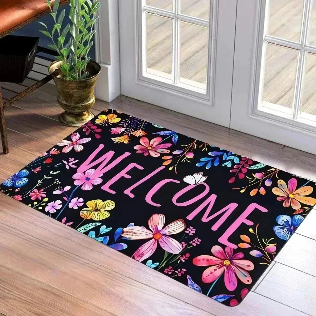 Navak Carpet 1PC Lemon Pattern Kitchen Rugs Non-Slip Door Mats Pop arts design Living room Rugs Bath Mat Carpet for Home Sink Laundry Decor