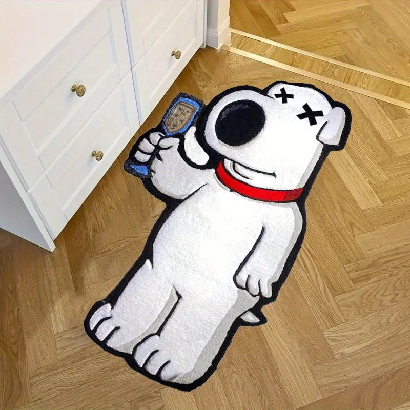 Navak Carpet Exclusive Picks Cartoon Bear Carpet Irregular Carpet Full Body Mirror Carpet Rug For Bedroom Live Room Soft Bedside Rug Home Decoration