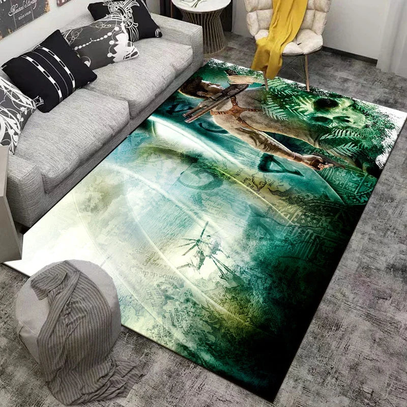 Navak Carpet Game-Uncharted Area Rug,Carpet for Home Living Room Bedroom Sofa Doormat Kitchen Decor,Non-slip Floor Mat Home Accessories